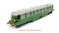 1905 Heljan GWR Railcar number W26W in BR Green livery with speed whiskers